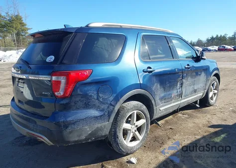 2016 Ford Explorer Xlt z USA, uszkodzony, nr VIN 1FM5K8D83GGC28425